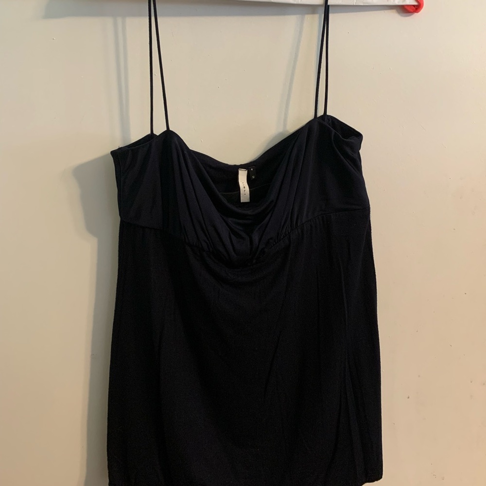 IISLI New York brand black spaghetti strap tank top size M